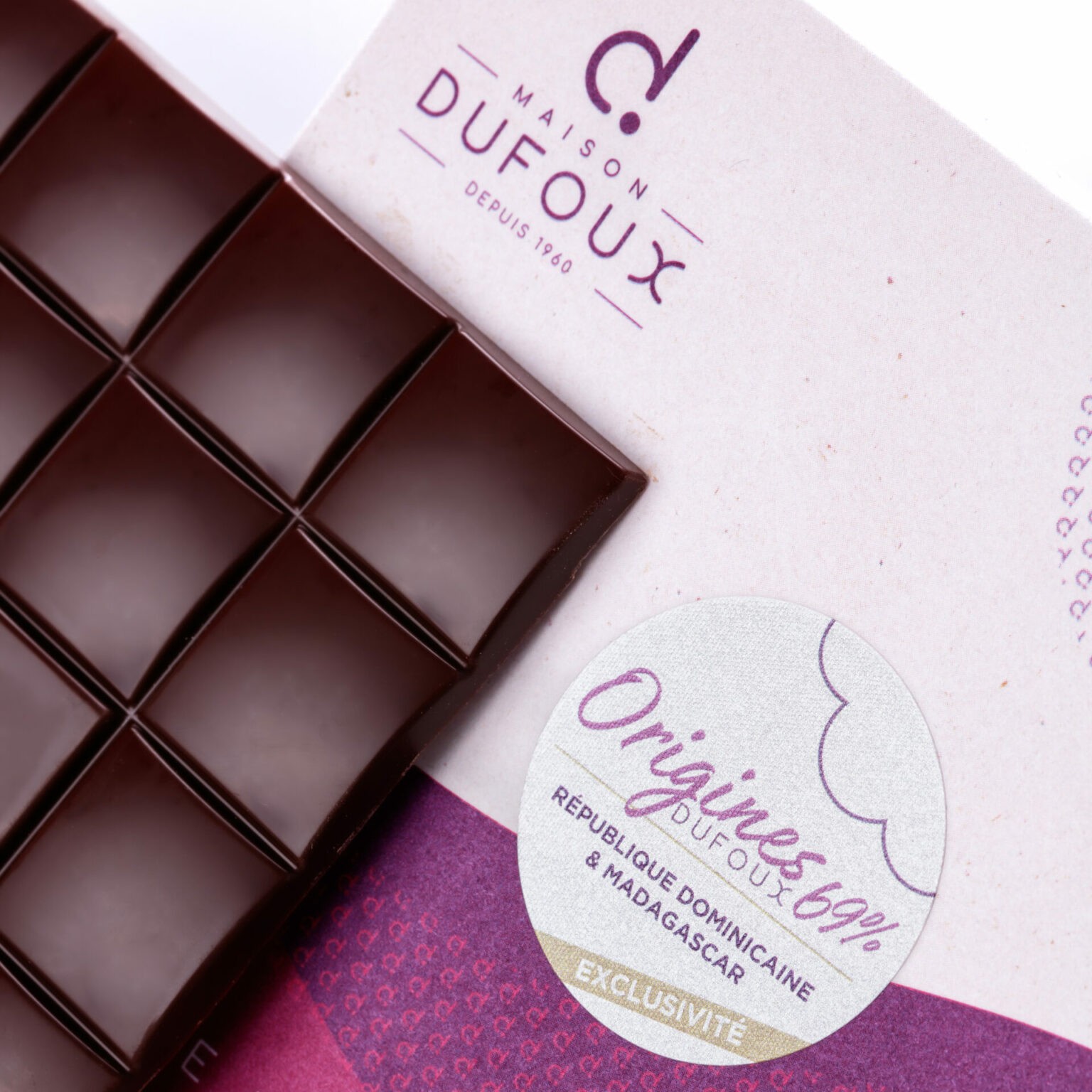 Tablette Chocolat Noir Origines Dufoux Maison Dufoux Artisan