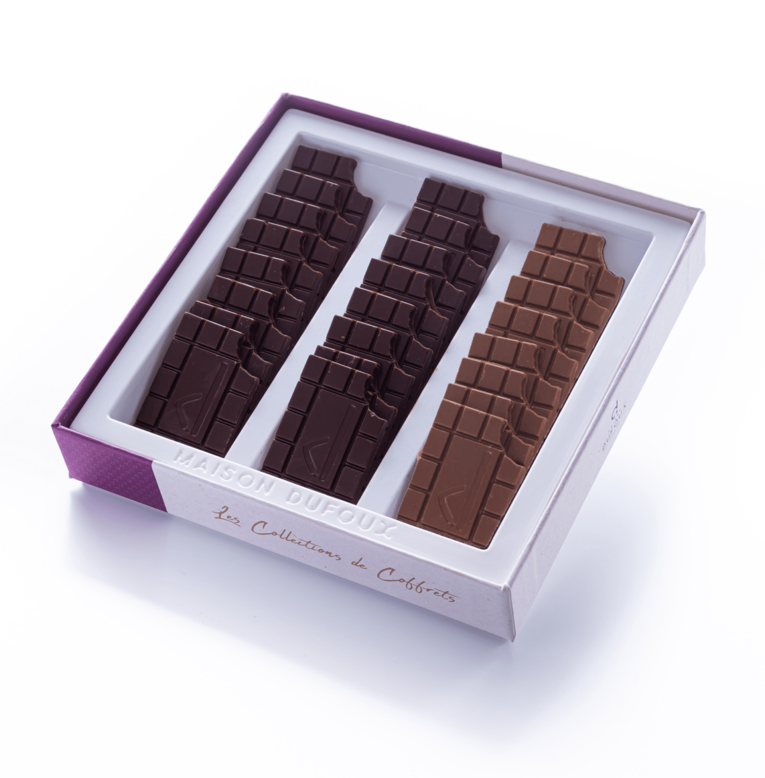 Coffret Les Minis Tablettes De Chocolat Maison Dufoux Artisan Chocolatier En Bourgogne Et