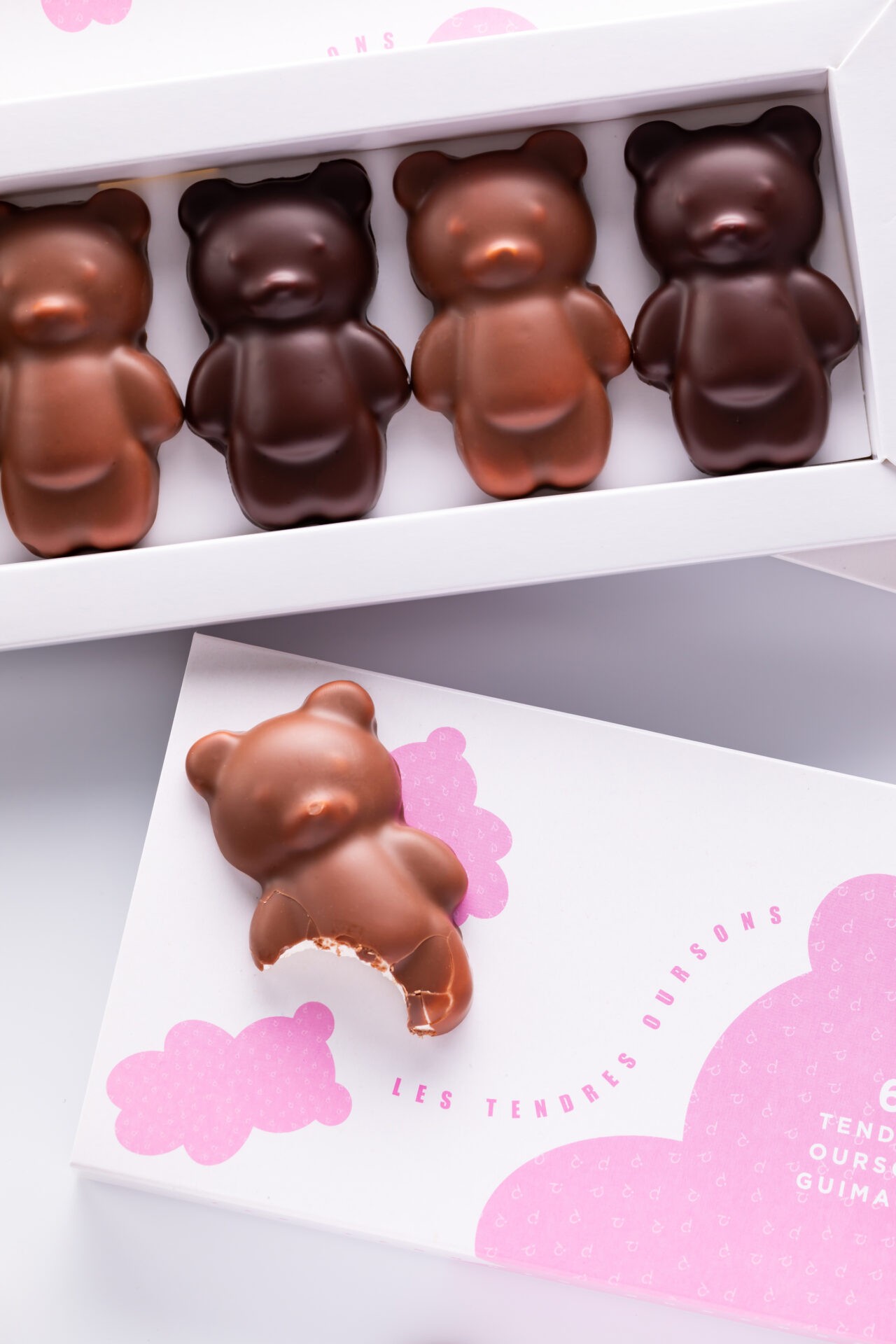 Ourson guimauve : boites et sachets de petits oursons en guimauve, chocolats  et bonbons