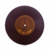 Vinyle "Que je t'aime" en chocolat noir