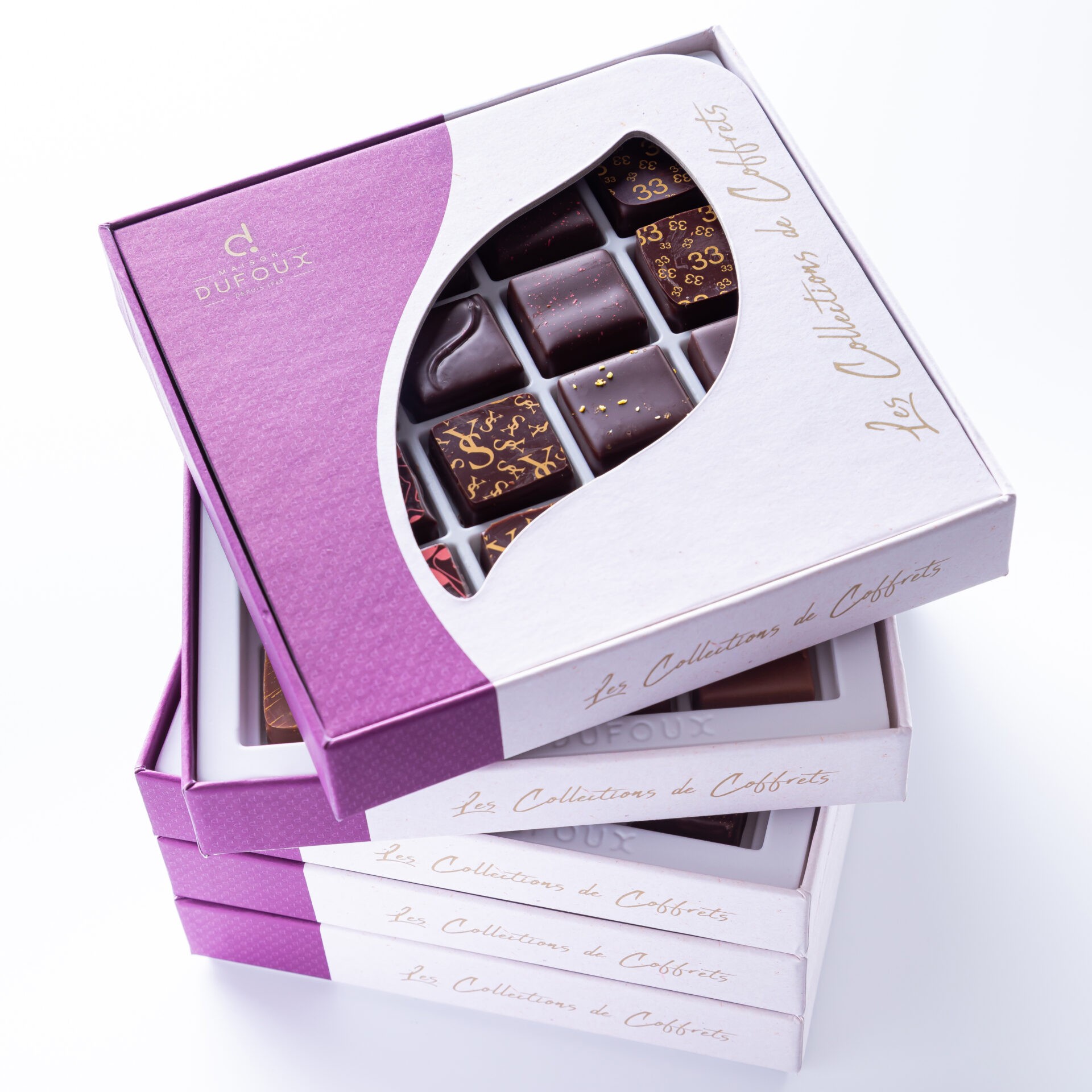 Mini tablettes de chocolat  Maison Dufoux - Artisan Chocolatier