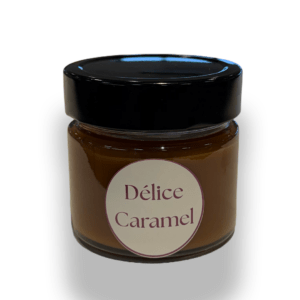 Pot de délice Caramel en verre