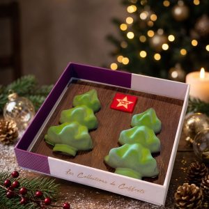 Étage Duo de sapins praliné amande