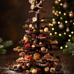 Grand sapin mendiant de Noël
